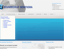 Tablet Screenshot of bouwbedrijfsiemensma.nl